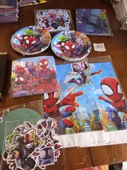 SPIDERMAN SUPERHEROS BIRTHDAY PARTY PACK (SP5) SM1
