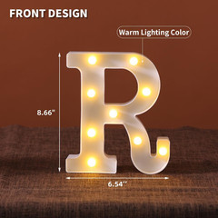 2026 Graduation Decorations – 8 LED Marquee Light-Up Letters,Grad 2026″ for Pres