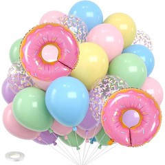 Pastel Balloons -12inch Macaron Pink Blue Green Purple Yellow Pastel Rainbow …