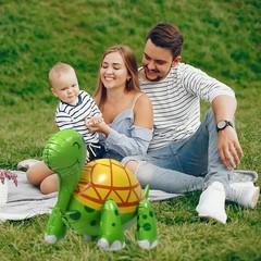 4D Walking Turtle Balloon Animal foil Balloon, Creative Inflatable Turtle, Ba…