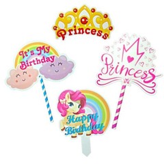 Birthday Decorations for Girls Curtain Balloon 71pcs Princess Garland Kit – CA