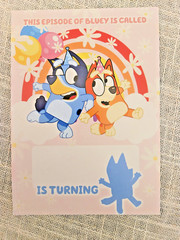 Bluey Party Supplies Birthday Decor Backdrop Banner Balloon Toppers US Seller!