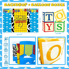 Two Infinity and beyond Birthday Decorations, 2Nd Birthday Decorations for Boy,
