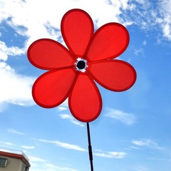 Flower Windmill Spinner Balcony Camping Colorful Garden Home Decoration