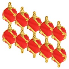 10Pcs Reusable Mini Red Lantern Hanging Ornaments for Spring Festival DIY Craft