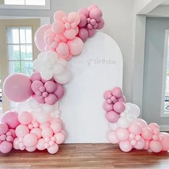 Light Pink Balloons 12 inch, Pastel Pink Latex Balloon 50pcs Party Balloons f…