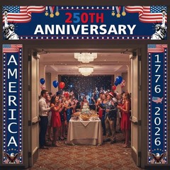 3-Piece 250th Anniversary Patriotic Party Decor