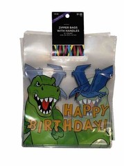 Dinosaur Birthday Party Kit Decorations Banner Treat Bags Dino T Rex