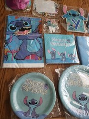 Lilo and Stitch Party Supplies Over 130PCS Birthday Decorations, Banner, Plates