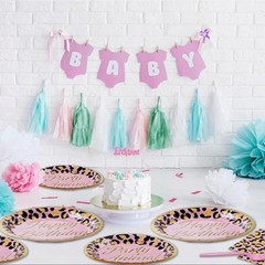 Leopard Print Party Decorations Set