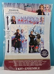 Disney FROZEN 2 Scene Setter HAPPY BIRTHDAY wall poster backdrop Anna Elsa