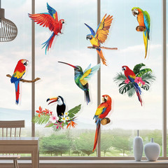 24 Pcs Tropical Birds Decorations Rio Jungle Party Decorations Luau Hawaiian Par