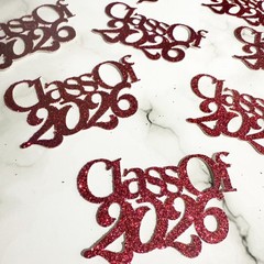 16 x Pieces Prom Decorations, Table Scatter, Prom 2026, Class of 2026