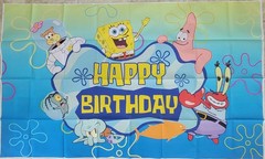 Spongebob Squarepants Birthday Party Decorations Supplies Background Cupcake