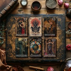 Eternal Arcana Tarot Deck, a Minimalist 78-Card Deck, Tarot Cards with Guideb…