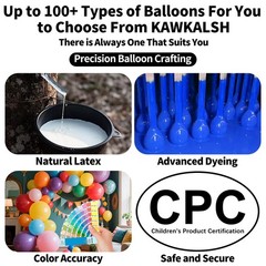 120 Balloons Rainbow Thickened 12 Inch, Assorted Color Latex Balloons Made Wi…