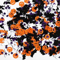 Halloween Confetti Table Scatter Party Decor Pumpkin Ghost DIY Scrapbook New