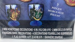 HARRY POTTER Hogwarts Houses ROOM DECORATING KIT (7pc) ~ Birthday Party Supplies
