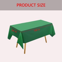 2 Pcs Rectangular Tablecloths, 54 in X 108 in Disposable Plastic Table Cover …