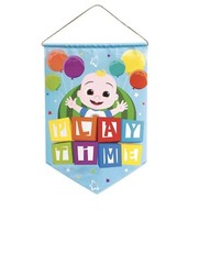 Cocomelon Hanging Wall Banner Play Time