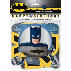 Batman Large Jointed Party Banner – Multicolor Superhero Birthday Decoration,…