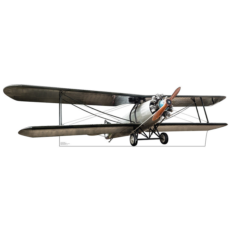 BIPLANE Lifesize CARDBOARD CUTOUT Standup Standee Poster Aviation Airplane Prop