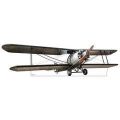 BIPLANE Lifesize CARDBOARD CUTOUT Standup Standee Poster Aviation Airplane Prop