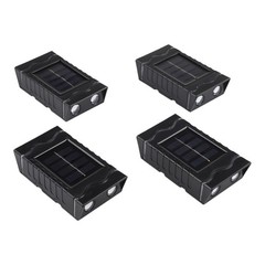 4 Pack Waterproof Solar Garden Wall Lights LED Lanterns for Garden Decor