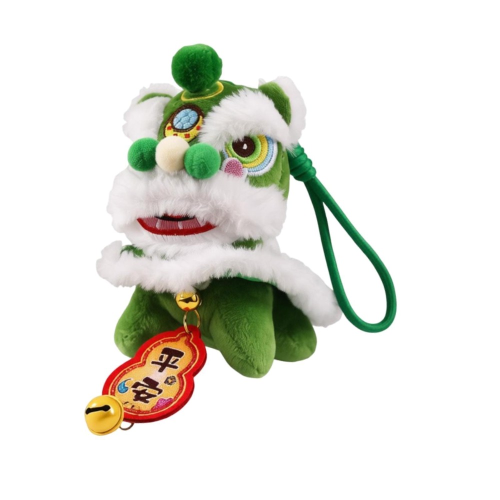 Dance Lion Hanging Ornament Stuffed Animal Toy Cartoon Sturdy Traditional