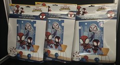 MARVEL SPIDEY AMAZING FRIENDS BACKDROP WITH PROPS DISNEY 3 Pack