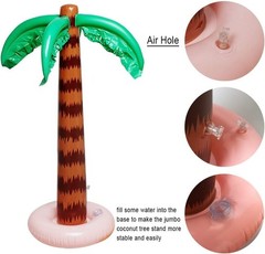 Vibrant Inflatable Palm Tree Set – Perfect for Luau & Tropical-Themed Parties
