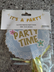 Party Supplies Bundle – Wrapping Paper & Party Picks