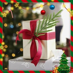 30 Pcs Christmas Real Touch Norfolk Stems, 14 x 0.3 x 1.9 inches, Green