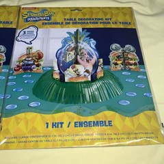 (Two) SpongeBob SquarePants Party Table Decorating Kit 3 Centerpieces & Confetti