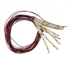 Brighten Your Layout with 10X Pre Wired LED Light Strips Flexible Design