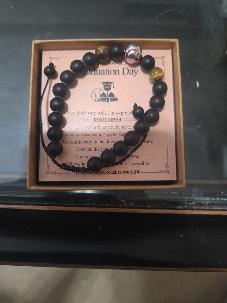 Graduation Baseball Braclet Graduation Season