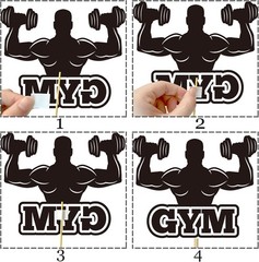 Workout Theme Party Table Decor 19PCS