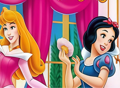 Round Palace Princesses Backdrop Cover Birthday Party Background Decorations