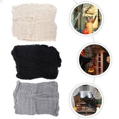3Pcs Durable Halloween Gauze Cloth Creepy Scene Props for Haunted House