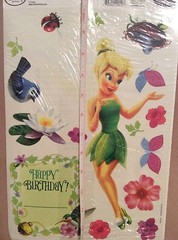 Disney Fairies Tinker Bell Moveable Decorations-Large Reusable Stickers