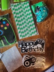 Video Game Party Supplies – Gaming Themed Birthday Party Supplies Serves 16