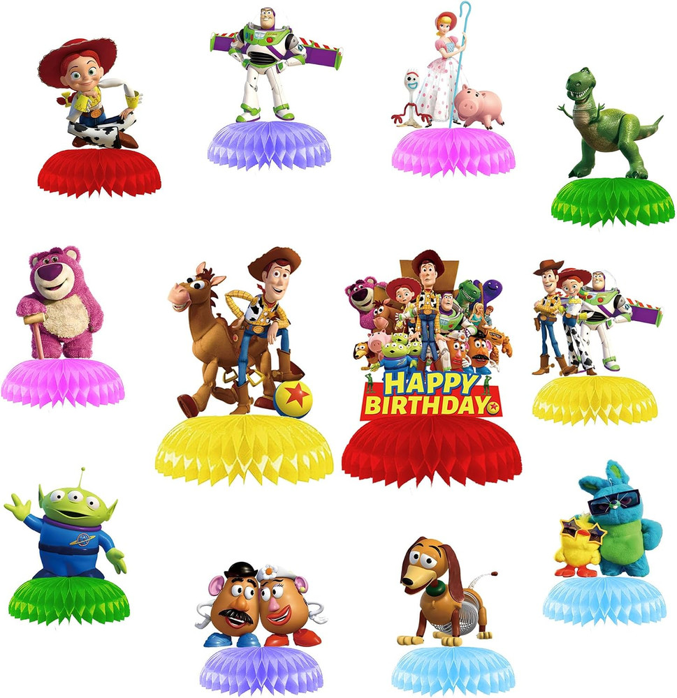 12Pcs Birthday Party Supplies, Centerpieces Table Decorations, Party Favors for