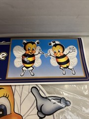 2 Pack 17″ Bee Wall Decoration Diecut Cutouts 1996 Beistle New Bumblebee