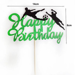 Football Theme Party Green Banner Flag Pulling Hanging Spiral Children Boys Socc