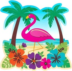 Amscan Luau Party Cutout, 10.5″