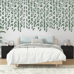 DearHouse 86 Feet 12 Strands Artificial 12pcs Eucalyptus Vine, Light Green