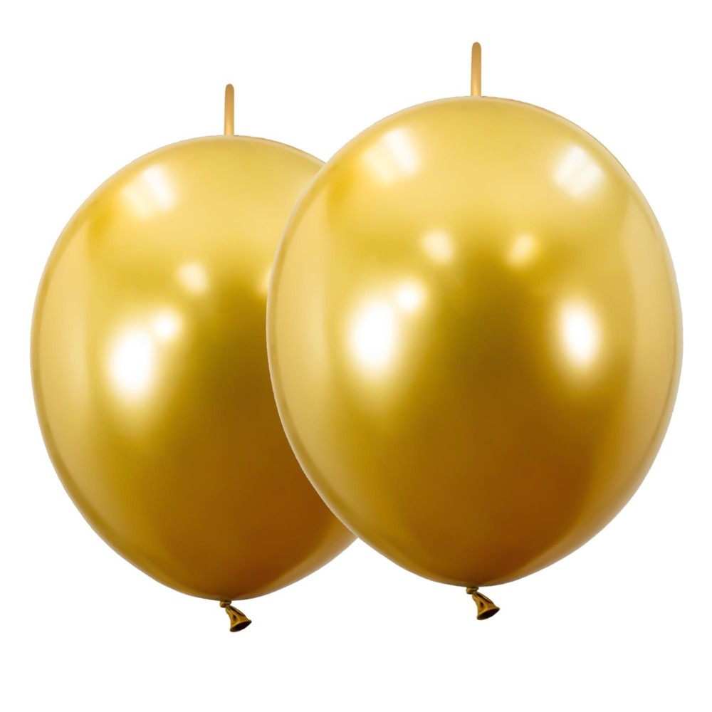 Link Balloons 12 Inch – 100 Pcs Quick Link Balloon Latex Linking Balloons Con…
