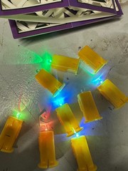 8 PIECES light up happy Halloween birthday party centerpieces