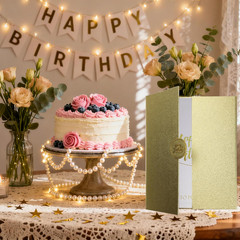 Birthday Decorations for Women Men, Large Birthday Card, Birthday Guest Sign in