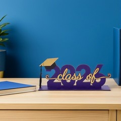 2 Pcs Graduation Season Commemorative Display Decoration Desktop of